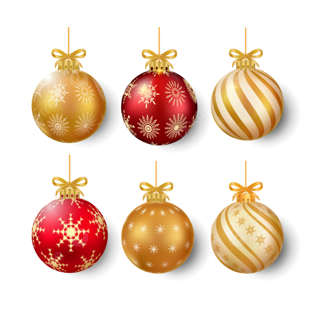 7PCS BALLS GOLD/RED SY9-0147